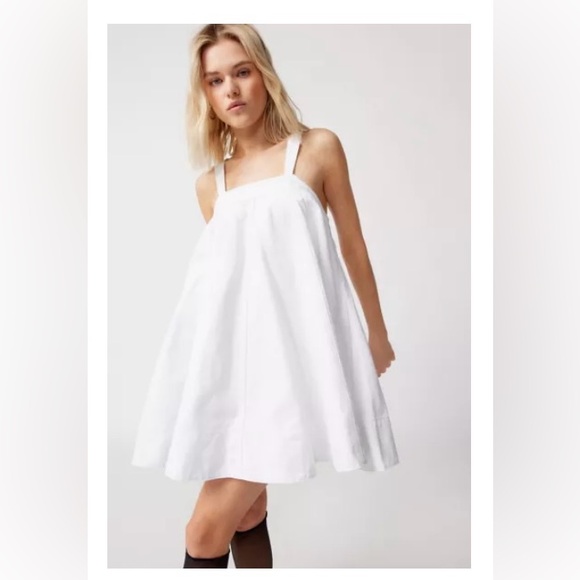 Urban Outfitters Dresses & Skirts - White denim dress urban outfitters
